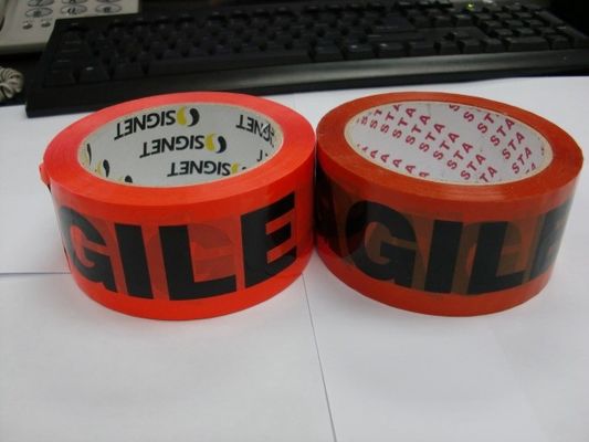 China Eco - friendly Printed Packaging Tape Water Activated Durable Viscosity 48mic supplier