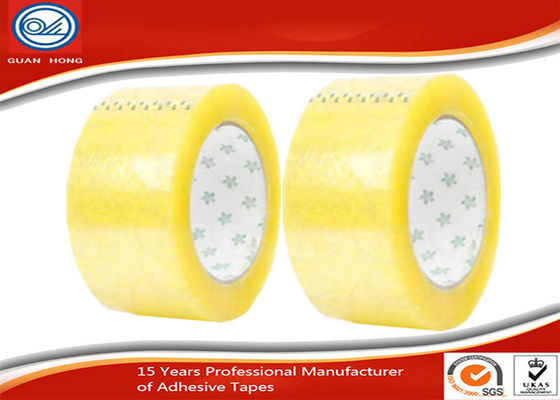 China Bopp Packing Clear Adhesive Tape Roll / Bopp Packing Tape Logo Printed supplier