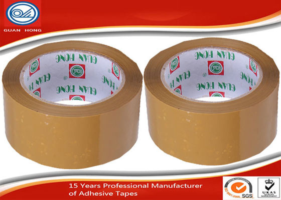 China Industry Colored Packing Tape , Acrylic Self Adhesive Tan Packaging Tape supplier