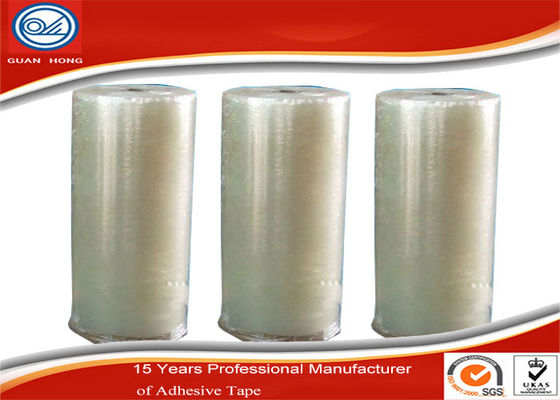 China 40Mic Clear Water Based Adhesive BOPP Jumbo Roll For Carton Sealing supplier