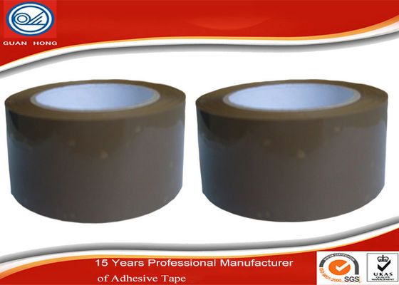 China BOPP Brown Packing Tape / Adhesive Colored Packaging Tape Low Noise supplier
