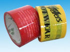 China High adhesive red / yellow 3 inch packing tape for box Sealing / bundling supplier
