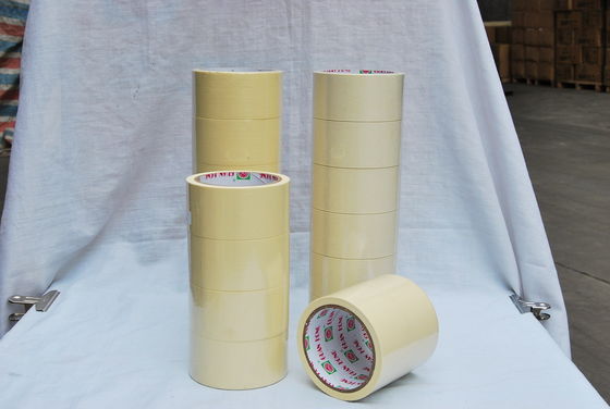 China 50mm Crepe Paper colored masking tape , Single sided Solvent Rubber Based tapes supplier