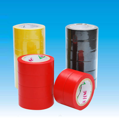 China Fixing / reinforcement PVC Insulation Tape , red / blue / green pipe wrap heat tape supplier
