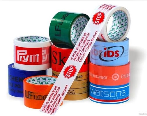 China colorful red / green Eco-friendly rubber BOPP Packaging Tape for workshop carton package supplier