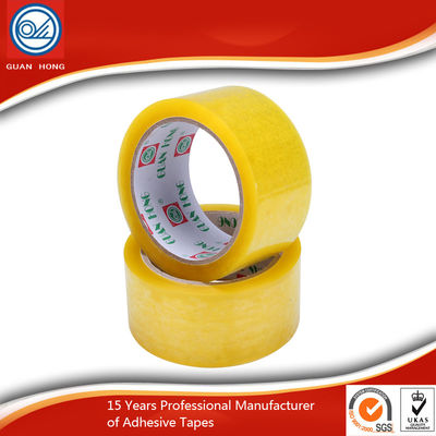 China Brown / Tan / Yellow Printed Packaging Tape High Adhesive Water based Adhesive supplier