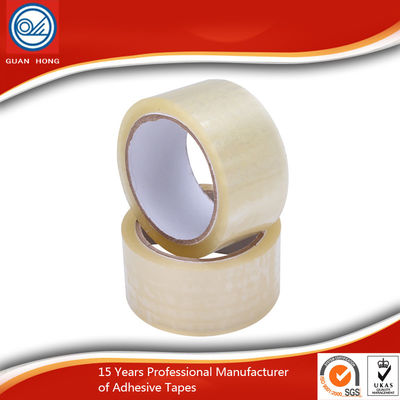 China Strong Adhesive  Printed Low NoisePackaging Tape Smooth For Sealing 18mm supplier