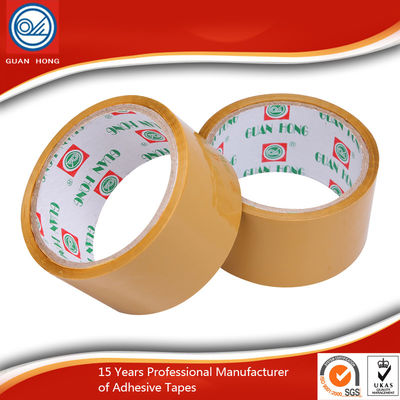 China Acrylic Or BOPP Colored Packaging Tape Stable Brown Professional supplier