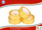 Yellowish transparent Easy Tear 12mm BOPP Stationery Tape For Art School Student supplier