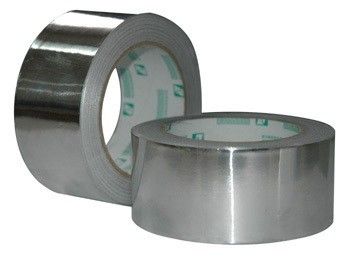 China High Performance Aluminum Foil Silver Foil Tape / Aluminium Adhesive Tape Light Weight supplier