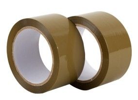 China Bopp Production Process Transparent Packing Tape , Plastic Packaging Tape With Offer Printing supplier