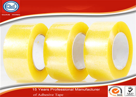 China Transparent BOPP Adhesive Packaging Tape , Commercial Grade Heavy Duty Packing Tape supplier