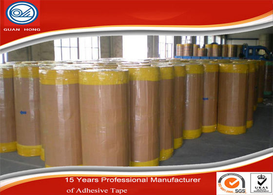 China 1600mm * 4000m Adhesive Tape BOPP Jumbo Roll Water Based Acrylic supplier