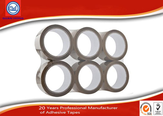 China Weather - resistance BOPP Brown Colored Packing Tape for Box / Carton 66m Length supplier