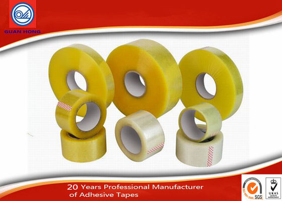 China Water Activated Yellow Transparent BOPP Packing Tape High Strength supplier