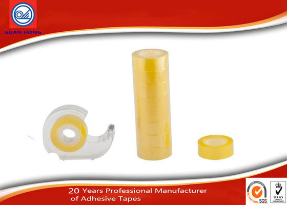 China Water - based Acrylic Adhesive BOPP Stationery Tape For School / Office supplier