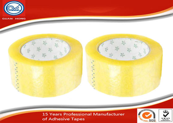 China Clear BOPP Adhesive Jumbo Roll OPP Tape 50m , 60m , 100m Length supplier