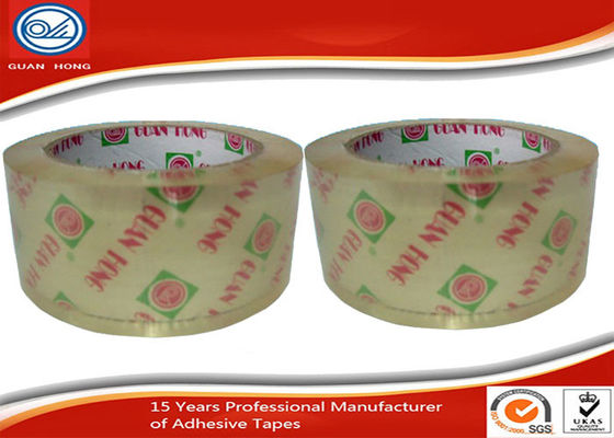 China OEM Printed Single Sided Crystal Clear Packing Tape For Carton Sealing supplier