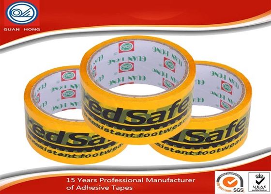China Custom English Logo Printed Colored Adhesive Tape For Sealing and Packing supplier