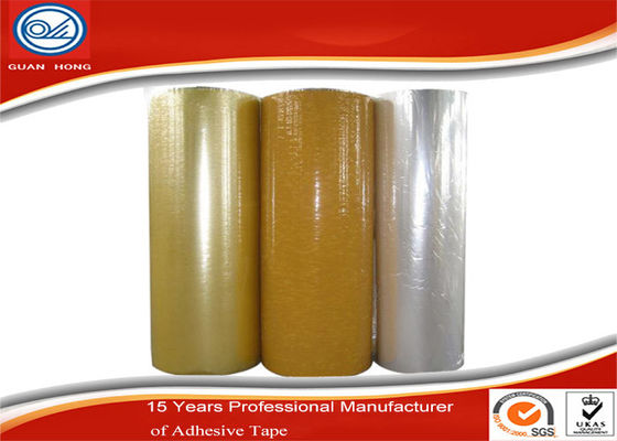 China 40mic / 42mic / 45mic BOPP Adhesive Tape Jumbo Roll for Packing and Binding supplier