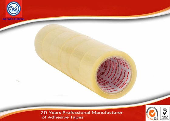 China 6 Rolls Per Shrink Clear BOPP Adhesive Packaging Tape 48mm Width supplier