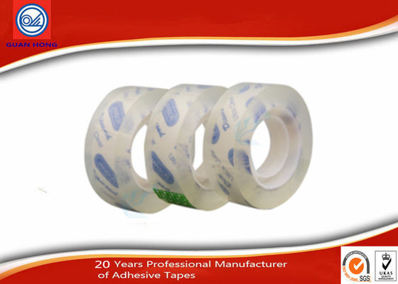 China 12mm Clear Adhesive BOPP Sticky Stationery Tape For Office &amp; School Use supplier