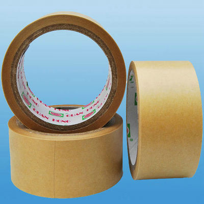 China synthetic rubber Parcel packing Kraft Paper Tape , 135mic--160mic supplier