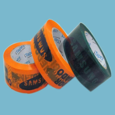 China Water based acrylic adhesive 12mm / 24mm Printed Packaging Tape for cargo packing supplier