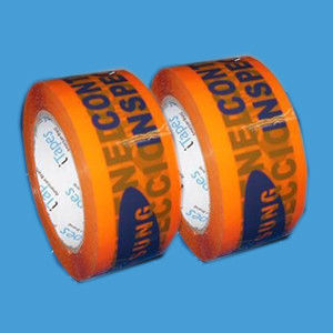 China 48mm acrylic box Sealing custom Printed Packaging Tape , 72rolls / cts supplier