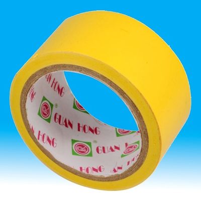 China High adhesive braided goods coloured packaging tape , brown / tan / yellow supplier