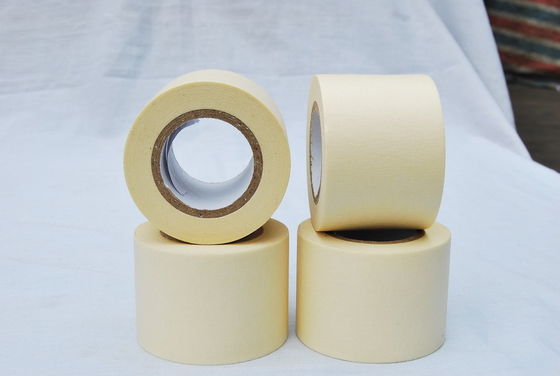 China strong sticky Solvent Rubber Based colored masking tape , Crepe Paper Single-sided Tapes supplier