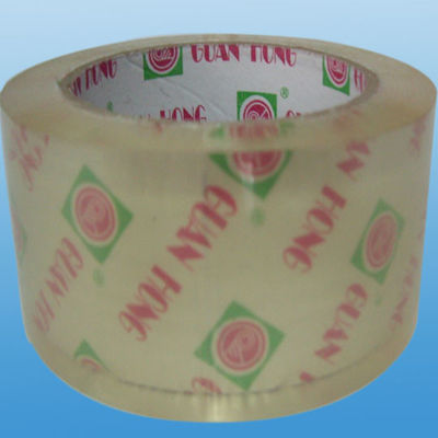 China Non-Toxic Tasteless Bopp Film Pressure Senditive Tape For Parcel Packing supplier