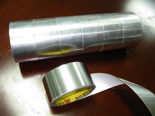 China hot melt Rubber Aluminium Foil Tape , high Temperature Adhesive high temp foil tape supplier