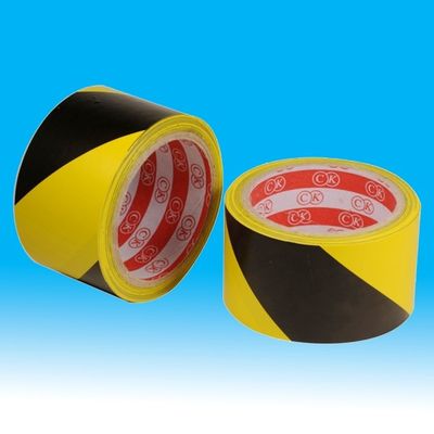 China Yellow Black PVC Warning Tape supplier