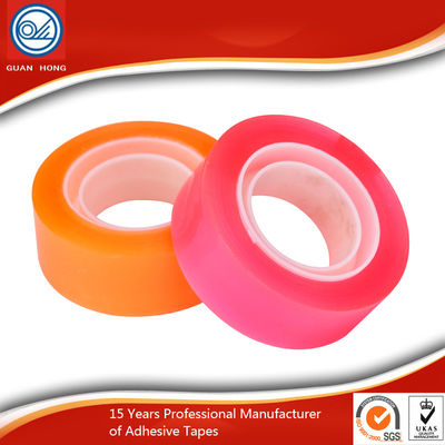 China 50m Strong Adhesive BOPP Stationery Tape Yellowish Environment Protection supplier