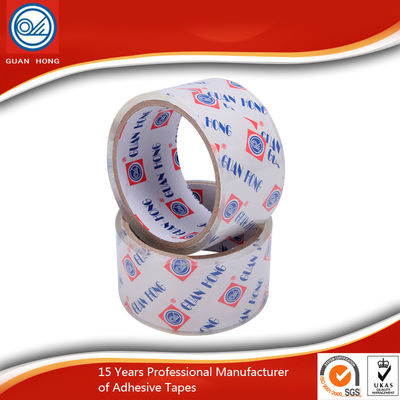 China Reinforced Printed Packaging Tape High Adhesive Environment Protection supplier