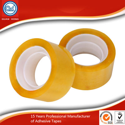 China BOPP film water-based pressure senditive adhesive Tape , parcel tapes supplier