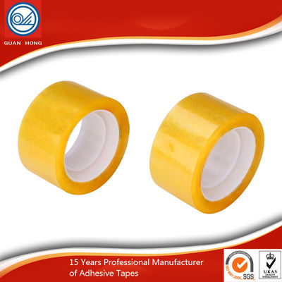 China Resistance BOPP Packaging Tape Durable Viscosity Yellowish supplier