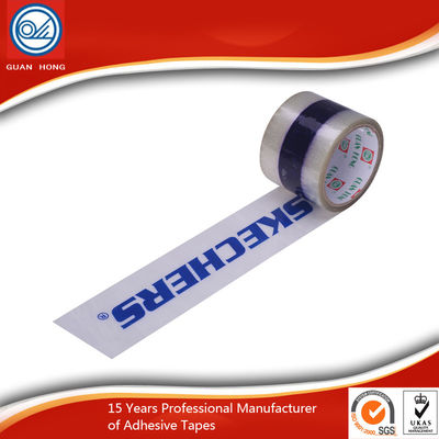 China Strong Sticky Low Noise Bopp Printed Tape for Box Sealing / Packaging supplier