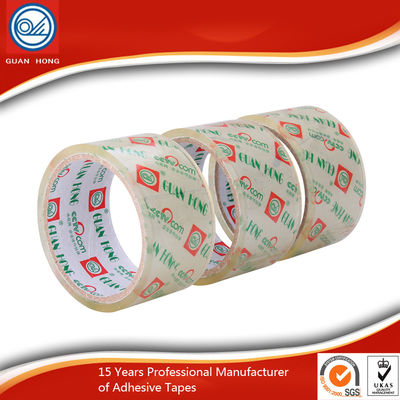 China ISO&SGS Certificated Crystal Clear Tape Pure Crystal Clear Tensile Strength supplier