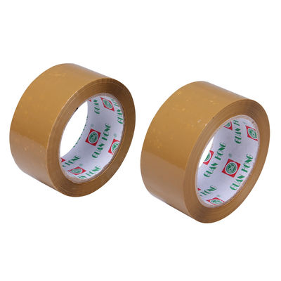 Reinforced 35 - 65 Mic BOPP Packaging Tape , Strong Sticky Brown Packing Tape supplier