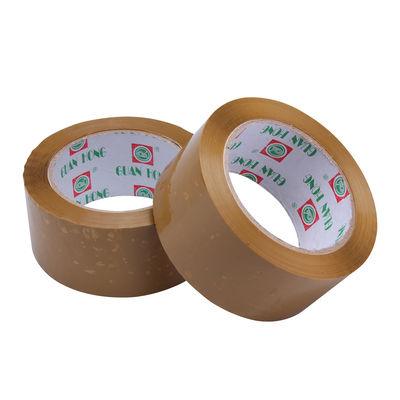 Reinforced 35 - 65 Mic BOPP Packaging Tape , Strong Sticky Brown Packing Tape supplier