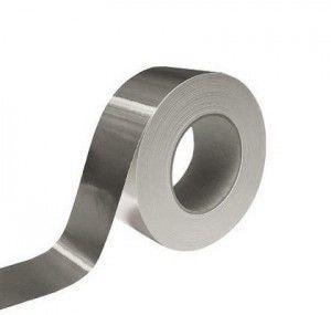 Shiny Silver Acrylic Press Sensitive Adhesive Aluminum Foil Tape For Indoor / Outdoor supplier