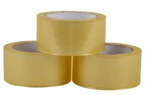 Low Noise BOPP Packaging Tape Sliver Good Adhesive With Company Logo SGS ISO supplier