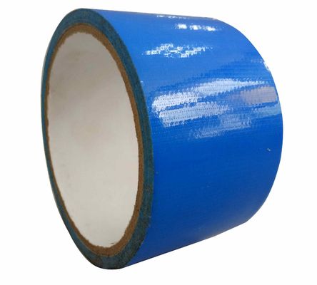 Natural Rubber Adhesive Blue Cloth Duct Tape For Heavy Duty Packaging SGS ISO supplier