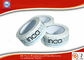 White BOPP Packaging Tape With Black And Blue Characters / Logo Printed supplier