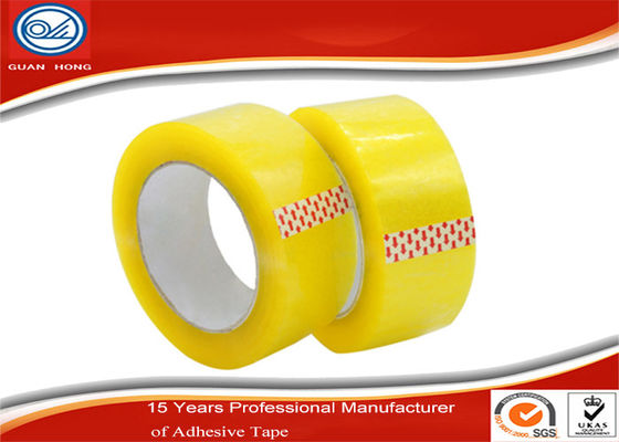 Water activated Bopp Packaging Carton Sealing Tape Yellowish 48mm Wide supplier