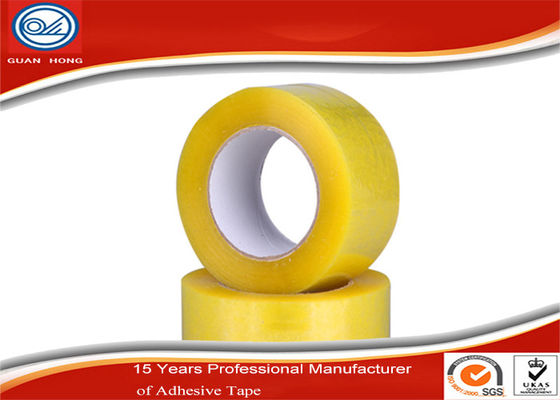 Water activated Bopp Packaging Carton Sealing Tape Yellowish 48mm Wide supplier