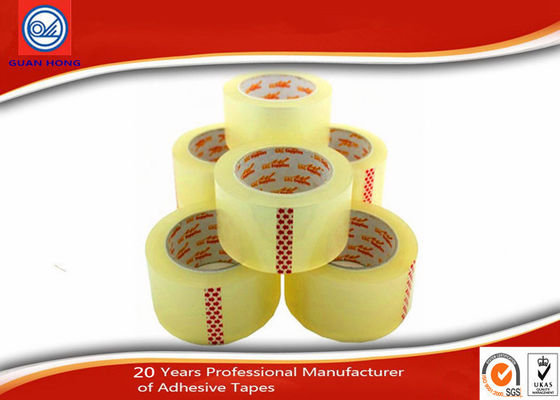 Water Activated Yellow Transparent BOPP Packing Tape High Strength supplier