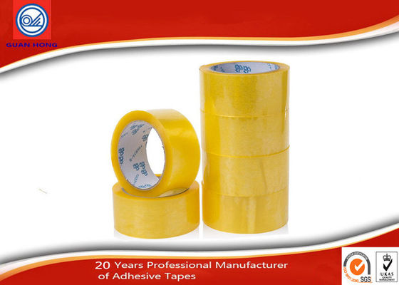 48mm x 66m Carton Sealing BOPP Packaging Tape Clear Yellowish supplier